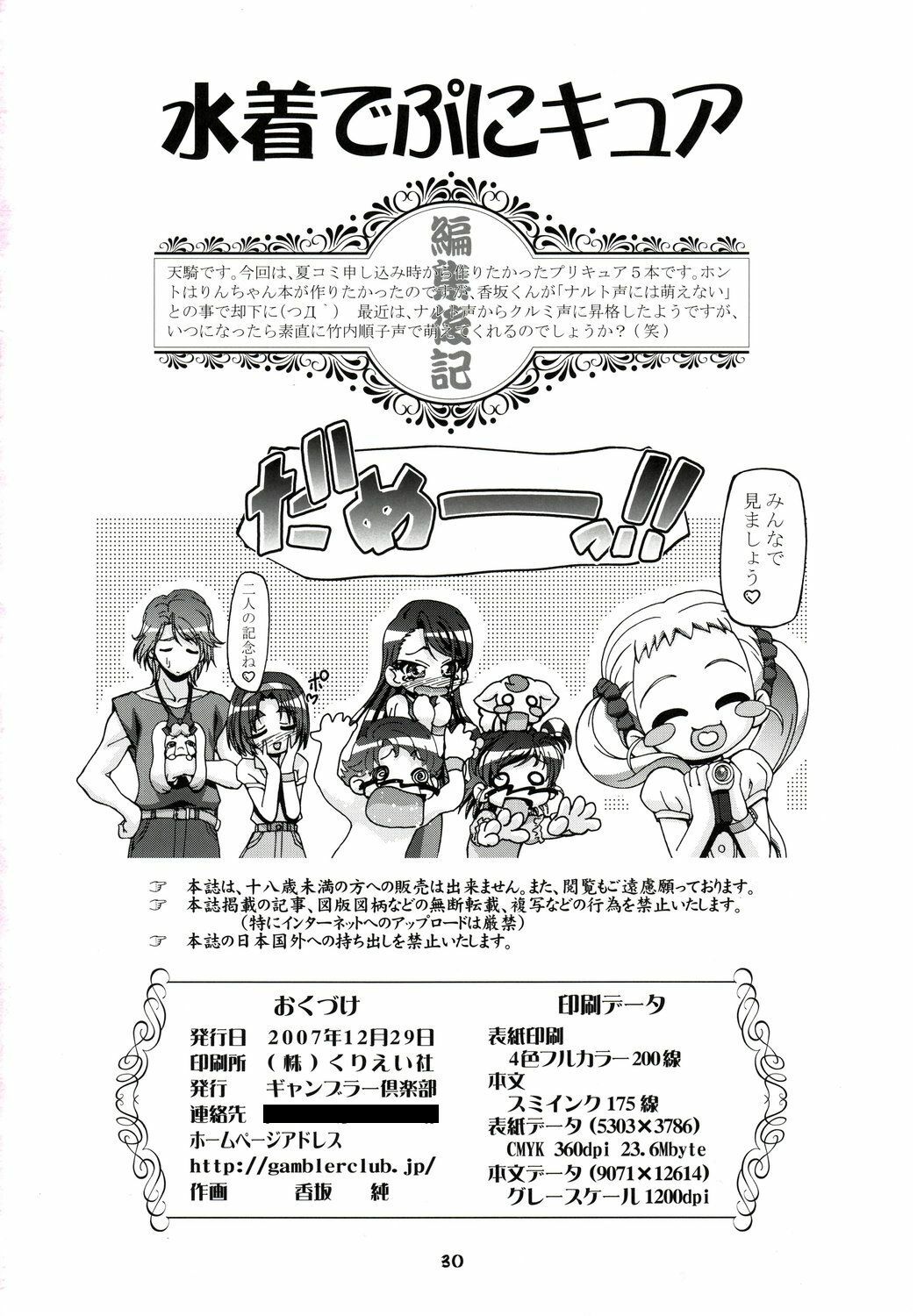 (C73) [Gambler Club (Kousaka Jun)] Mizugi de Punicure (Yes! Precure 5) page 30 full