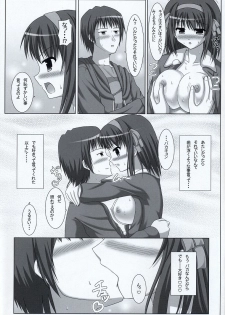 (C73) [Turning Point (Uehiro)] Harukyon no Ecchi Hon 6 (The Melancholy of Haruhi Suzumiya) - page 12