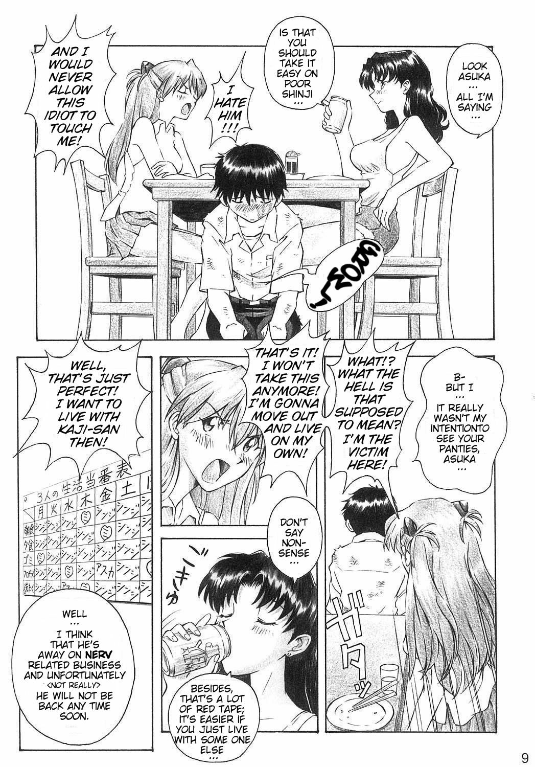 (C66) [TENGU NO TSUZURA (Kuro Tengu)] YAMMY? (Neon Genesis Evangelion) [English] page 8 full