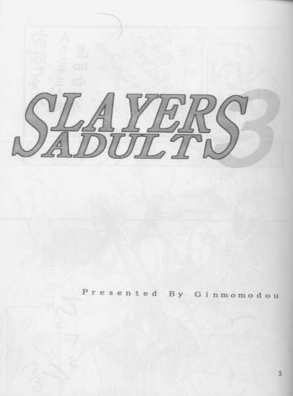 [Ginmomodou (Mita Satomi)] SLAYERS ADULT 3 (Slayers) page 2 full