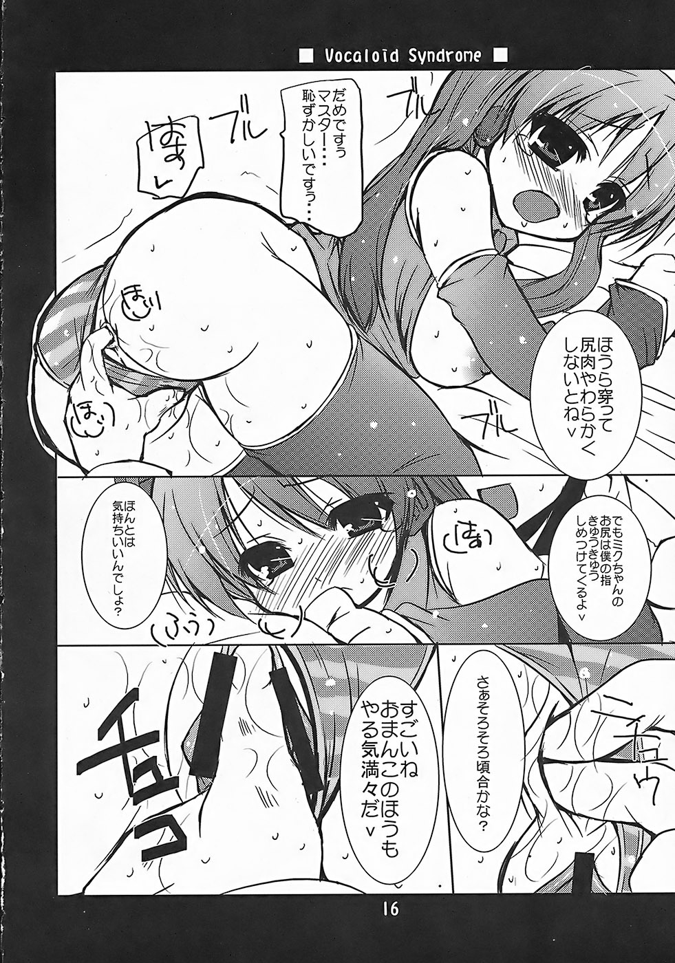 (C73) [Hard Puncher Maniax (Shibahara Gocho)] Vocaloid Shoukougun (VOCALOID2) page 15 full