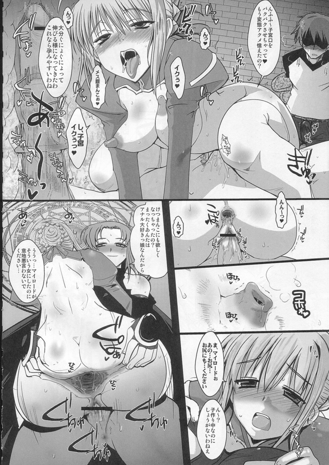 (C73) [YOMOTHUHIRASAKA, Heart's Nest (bbsacon, hato)] Kishiou Kougyaku Seido Extra (Fate/stay night) page 11 full