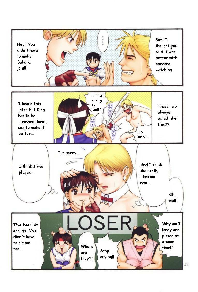 (C60) [Saigado] The Yuri & Friends Fullcolor 4 SAKURA vs. YURI EDITION (King of Fighters, Street Fighter) [English] [Decensored] page 21 full