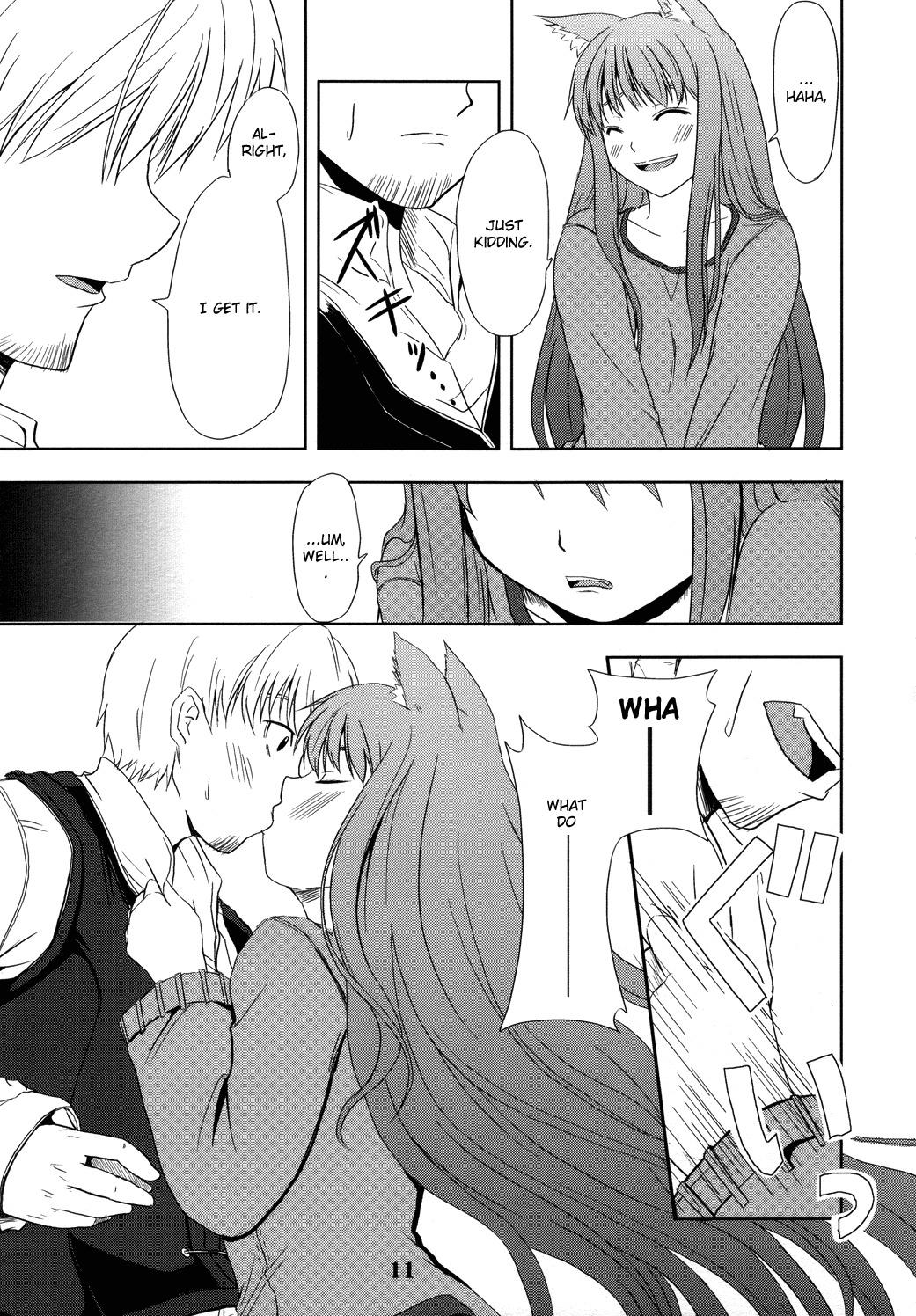 (Mimiket 16) [Neko no Paraiso (Neko no Te)] Ookami no Enbukyoku | Waltz of the Wolf (Spice and Wolf) [English] [Tail Feel so Good] page 11 full