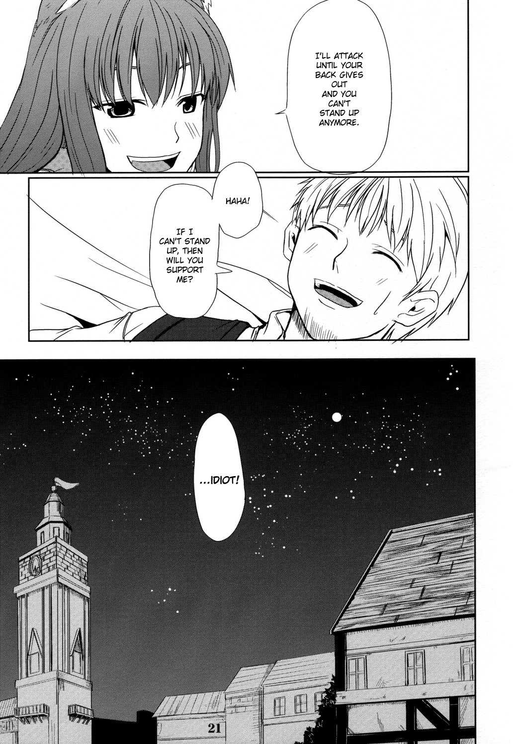 (Mimiket 16) [Neko no Paraiso (Neko no Te)] Ookami no Enbukyoku | Waltz of the Wolf (Spice and Wolf) [English] [Tail Feel so Good] page 21 full