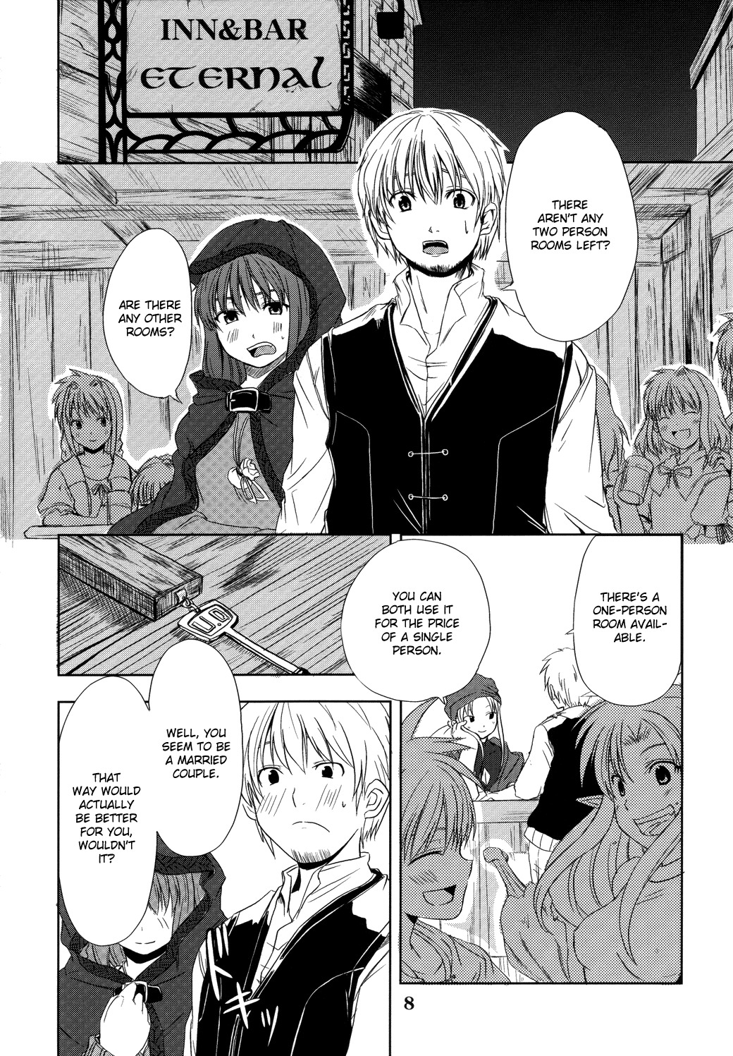 (Mimiket 16) [Neko no Paraiso (Neko no Te)] Ookami no Enbukyoku | Waltz of the Wolf (Spice and Wolf) [English] [Tail Feel so Good] page 8 full