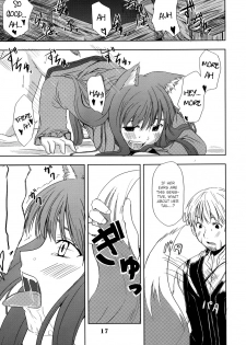 (Mimiket 16) [Neko no Paraiso (Neko no Te)] Ookami no Enbukyoku | Waltz of the Wolf (Spice and Wolf) [English] [Tail Feel so Good] - page 17