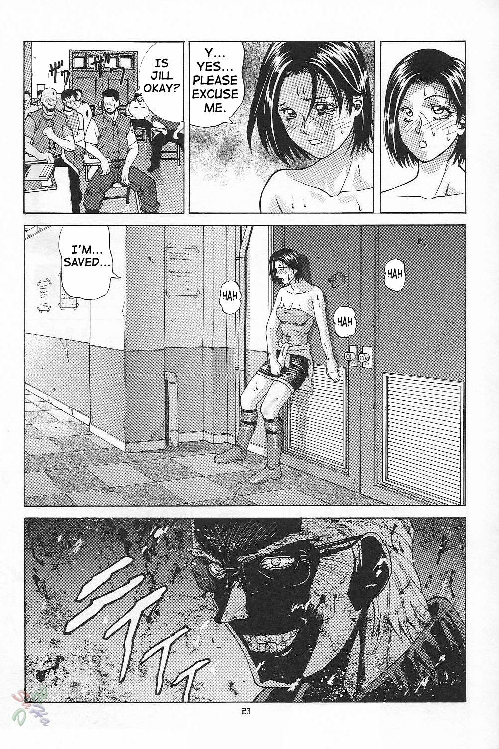 [Human High-Light Film (Jacky Knee de Ukashite Punch x2 Summer de GO!)] Jill Valentine (Resident Evil) [English] [SaHa] page 23 full