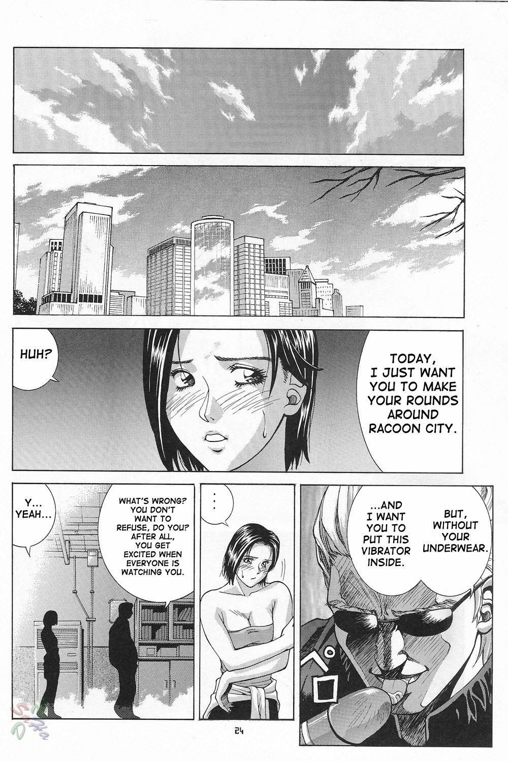 [Human High-Light Film (Jacky Knee de Ukashite Punch x2 Summer de GO!)] Jill Valentine (Resident Evil) [English] [SaHa] page 24 full