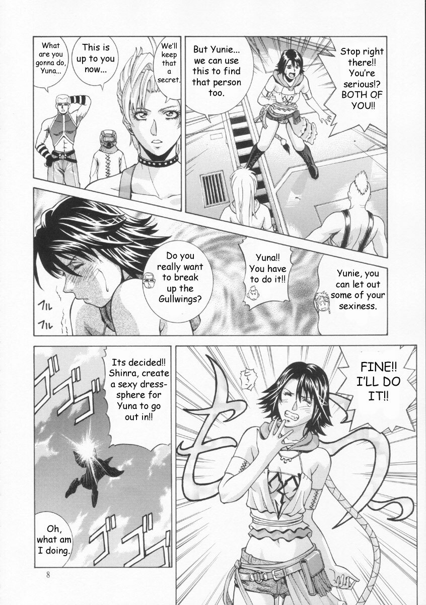 [Human High-Light Film (Jacky Knee de Ukashite Punch x2 Summer de GO!)] YUNA (Final Fantasy X-2) [English] page 7 full