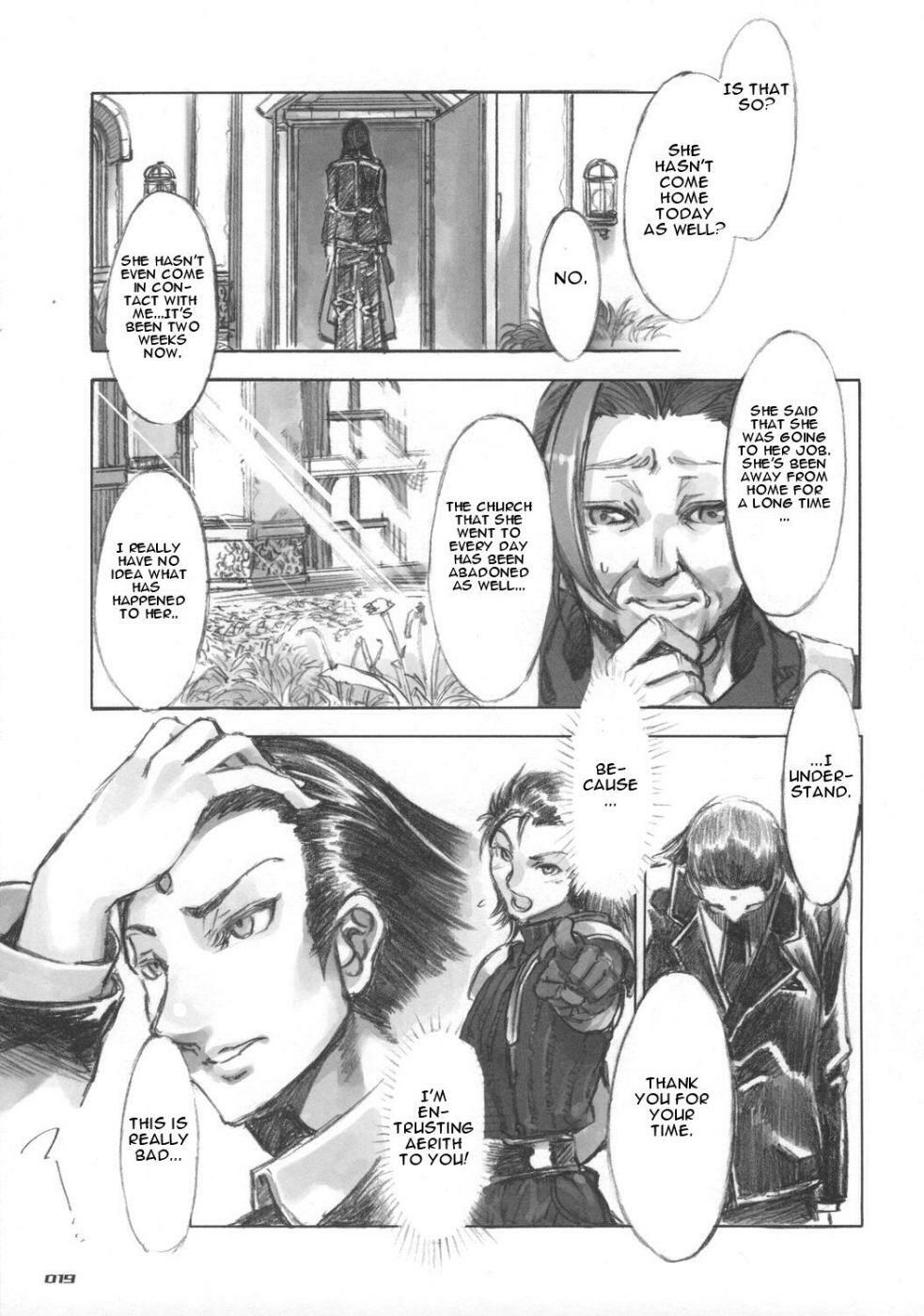 (C73) [Alice no Takarabako (Mizuryu Kei)] MORAL CRISIS (Final Fantasy VII) [English] page 19 full