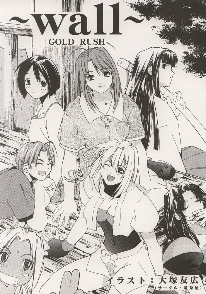 (C57) [GOLD RUSH (Suzuki Address)] ~wall~ (Excel Saga, Love Hina) page 2 full