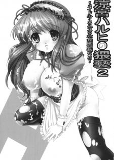 [Aodiso Kankou (Hida Mari)] Suzumiya Haruhi no Waisetsu 2 ～ Maid Mikuru & Sukumizu Nagato Choukyou SOS ～(Suzumiya Haruhi no Yuuutsu) - page 3