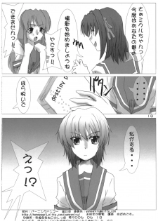 (SC32) [Burning Hammer (Fukui Sora)] Desho Desho (Suzumiya Haruhi no Yuuutsu) - page 17