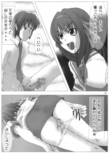 (SC32) [Burning Hammer (Fukui Sora)] Desho Desho (Suzumiya Haruhi no Yuuutsu) - page 7