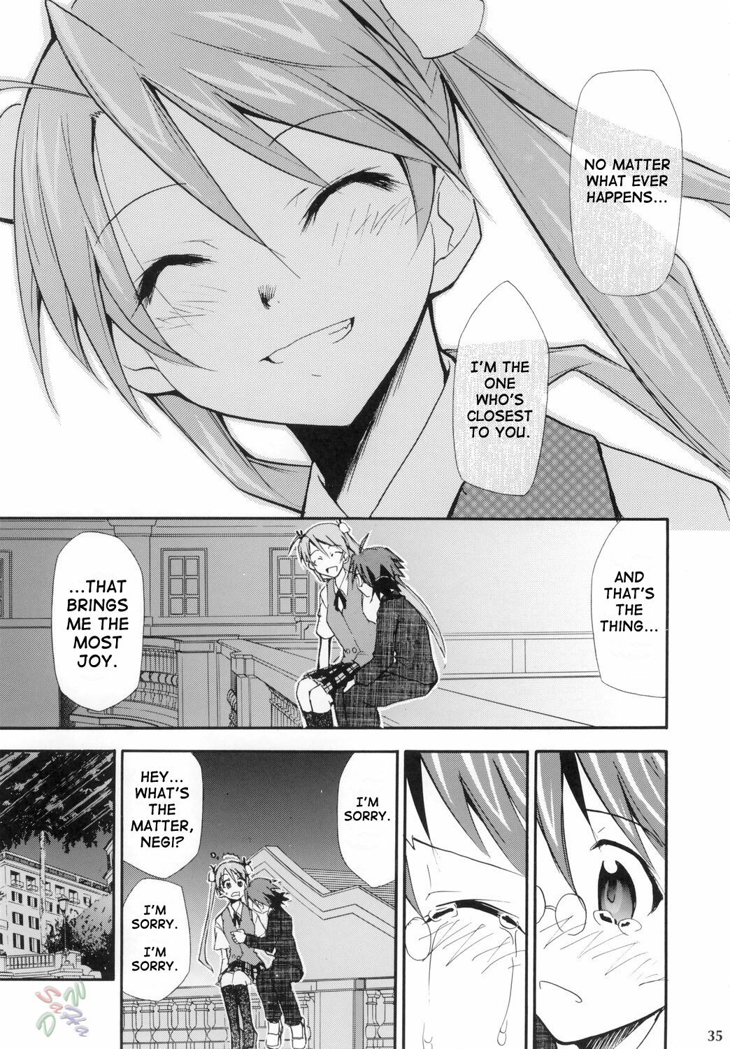 (Comic Castle 2006) [Studio Kimigabuchi (Kimimaru)] Negimaru! 4 (Mahou Sensei Negima!) [English] [SaHa] page 34 full