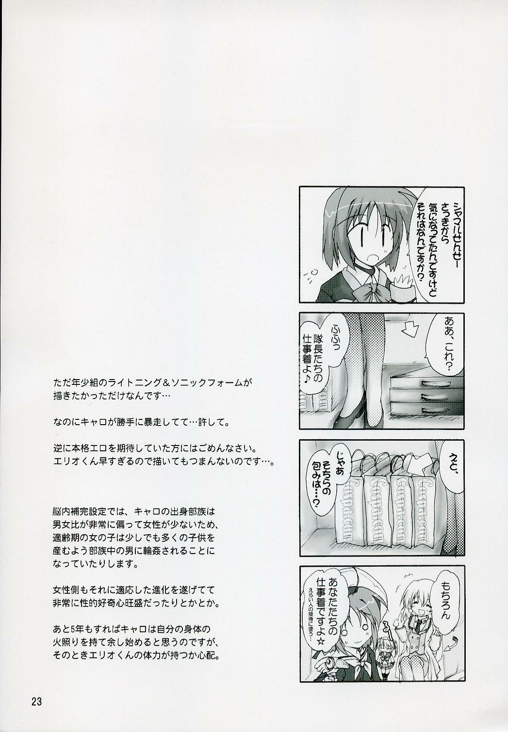 (C72) [Aruku Denpatou no Kai (Kimura Shuuichi)] Fate/ero (Mahou Shoujo Lyrical Nanoha) page 22 full