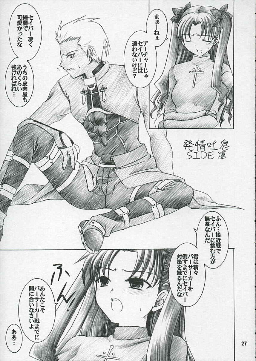 (C66) [IIWAKE-GAISYA (Shigemiya Kyouhei)] Hatsujou Toiki (Fate stay night) page 26 full