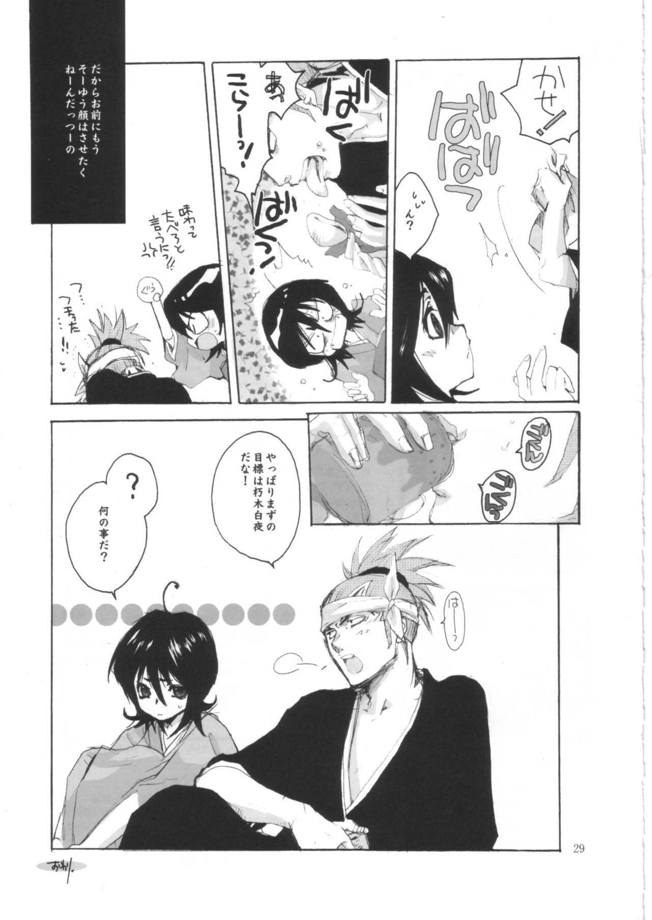 (C68) [Bakugeki Monkeys (Inugami Naoyuki)] Ijimeru? BOOK (Bleach, Ichigo 100%, Majin Tantei Nougami Neuro) page 28 full