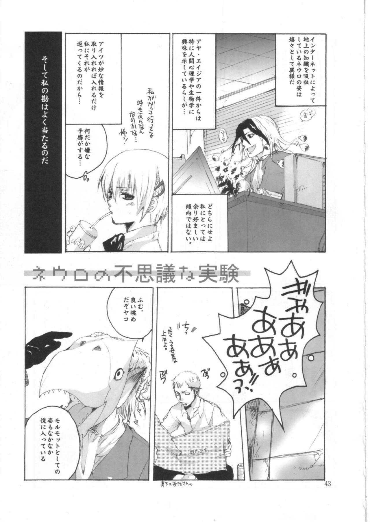 (C68) [Bakugeki Monkeys (Inugami Naoyuki)] Ijimeru? BOOK (Bleach, Ichigo 100%, Majin Tantei Nougami Neuro) page 42 full