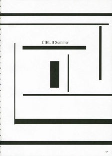 (C70) [Perceptron (Asaga Aoi)] CIEL B Summer (Tsukihime) - page 3