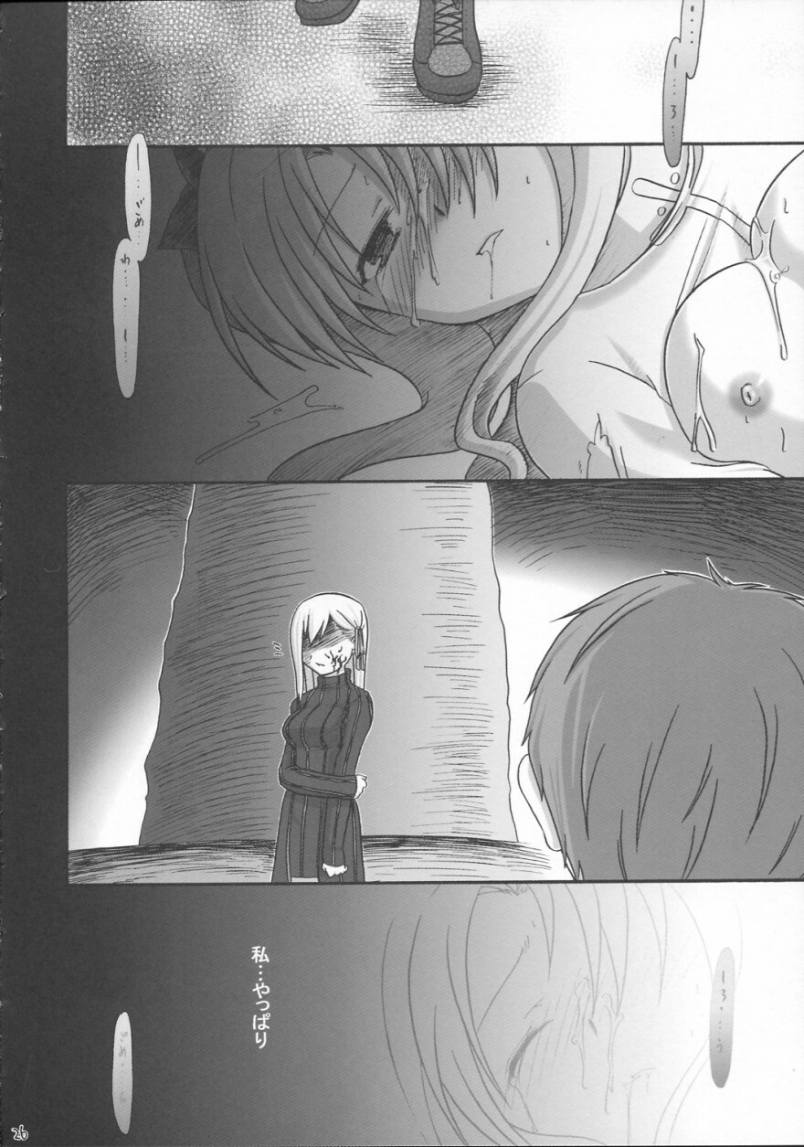 (CR35) [IIWAKE-GAISYA (Shigemiya Kyouhei)] Rinkan Watashi no Onee-chan: Wataone (Fate/stay night) page 25 full