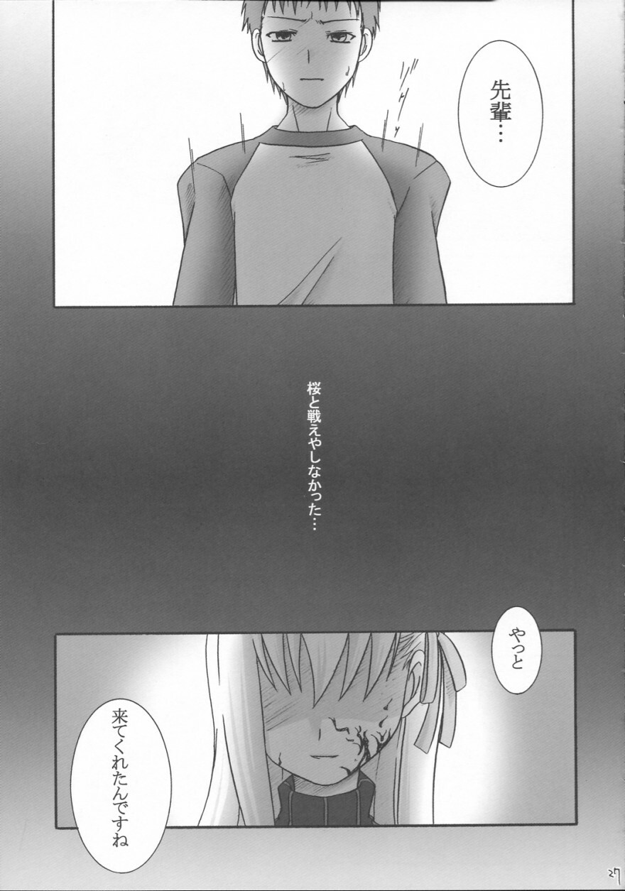 (CR35) [IIWAKE-GAISYA (Shigemiya Kyouhei)] Rinkan Watashi no Onee-chan: Wataone (Fate/stay night) page 26 full