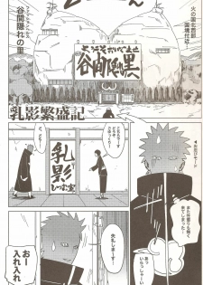 (C72) [AbRAdEli kAMi (bobobo)] AbRAdEli kAMiTAbA No. 01 Chichikage Hanjouki (Naruto) - page 2