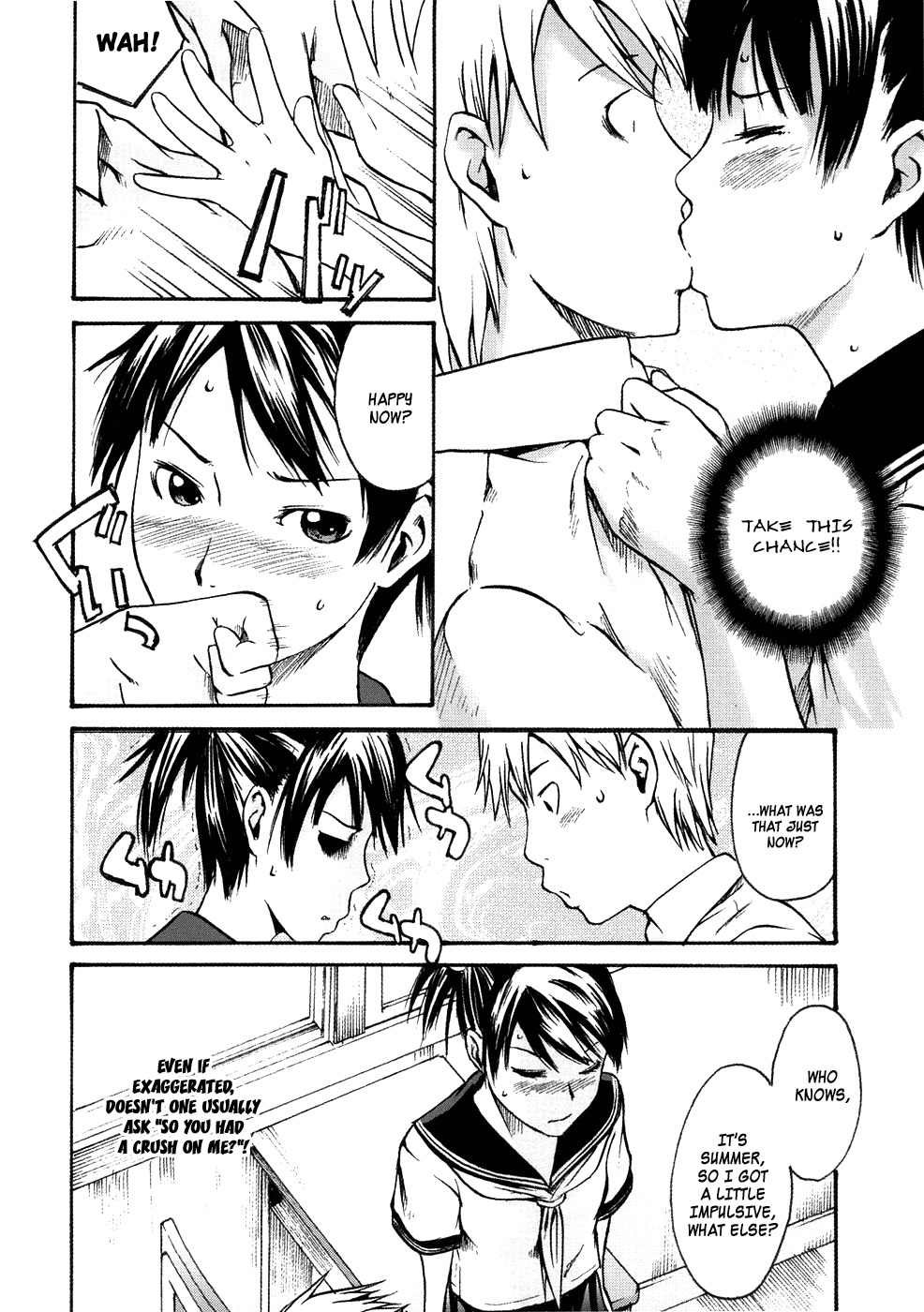 [Ube Yoshiki] Otomegokoro to Natsu no Sora | A Maiden's Heart and a Blue Summer Sky (Binkan Drops) [English] [Hentai-Enishi] page 6 full