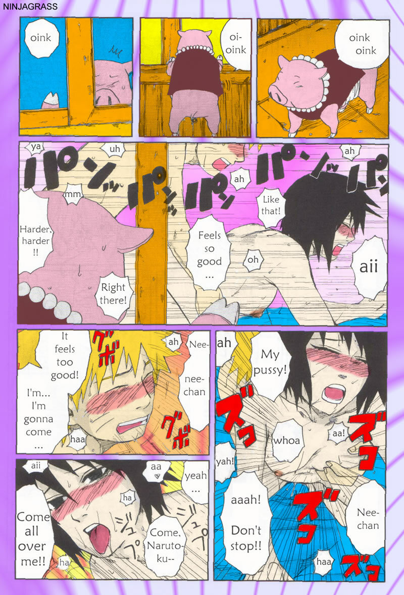 (SC29) [PETS (rin, kuro, may)] Nisemono (Naruto) [English] [persepolis130] [Colorized] page 30 full