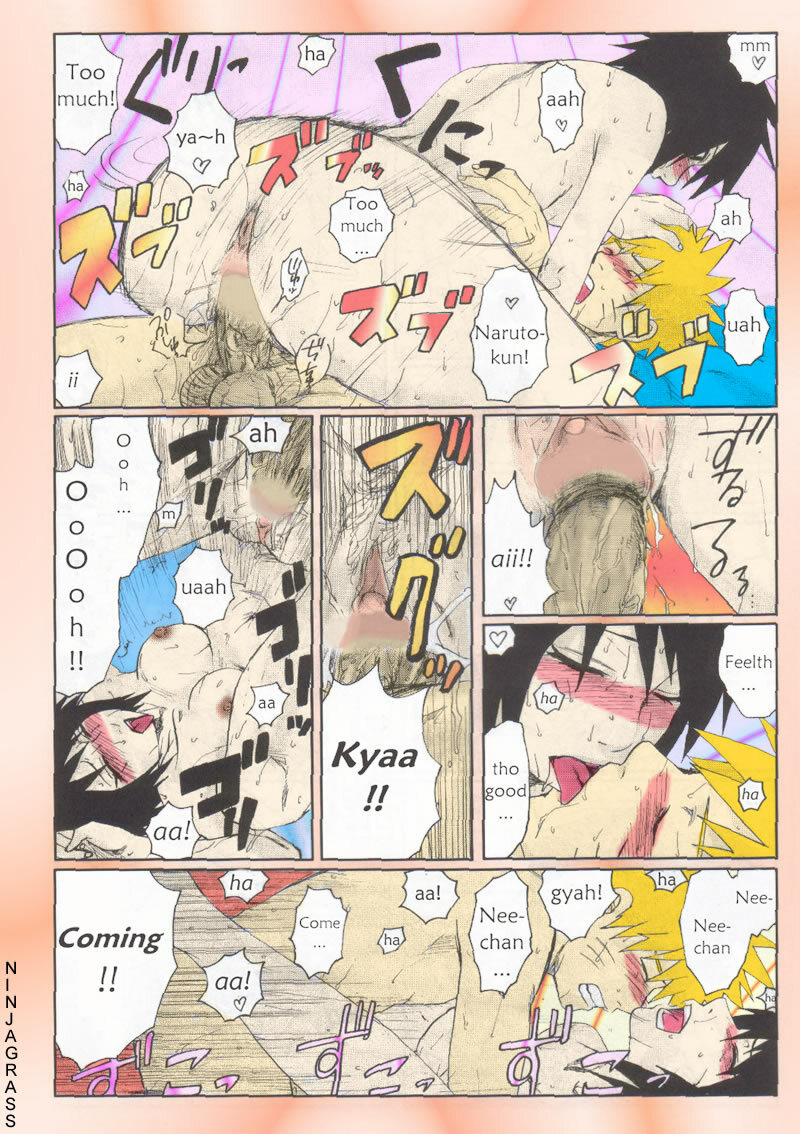 (SC29) [PETS (rin, kuro, may)] Nisemono (Naruto) [English] [persepolis130] [Colorized] page 35 full