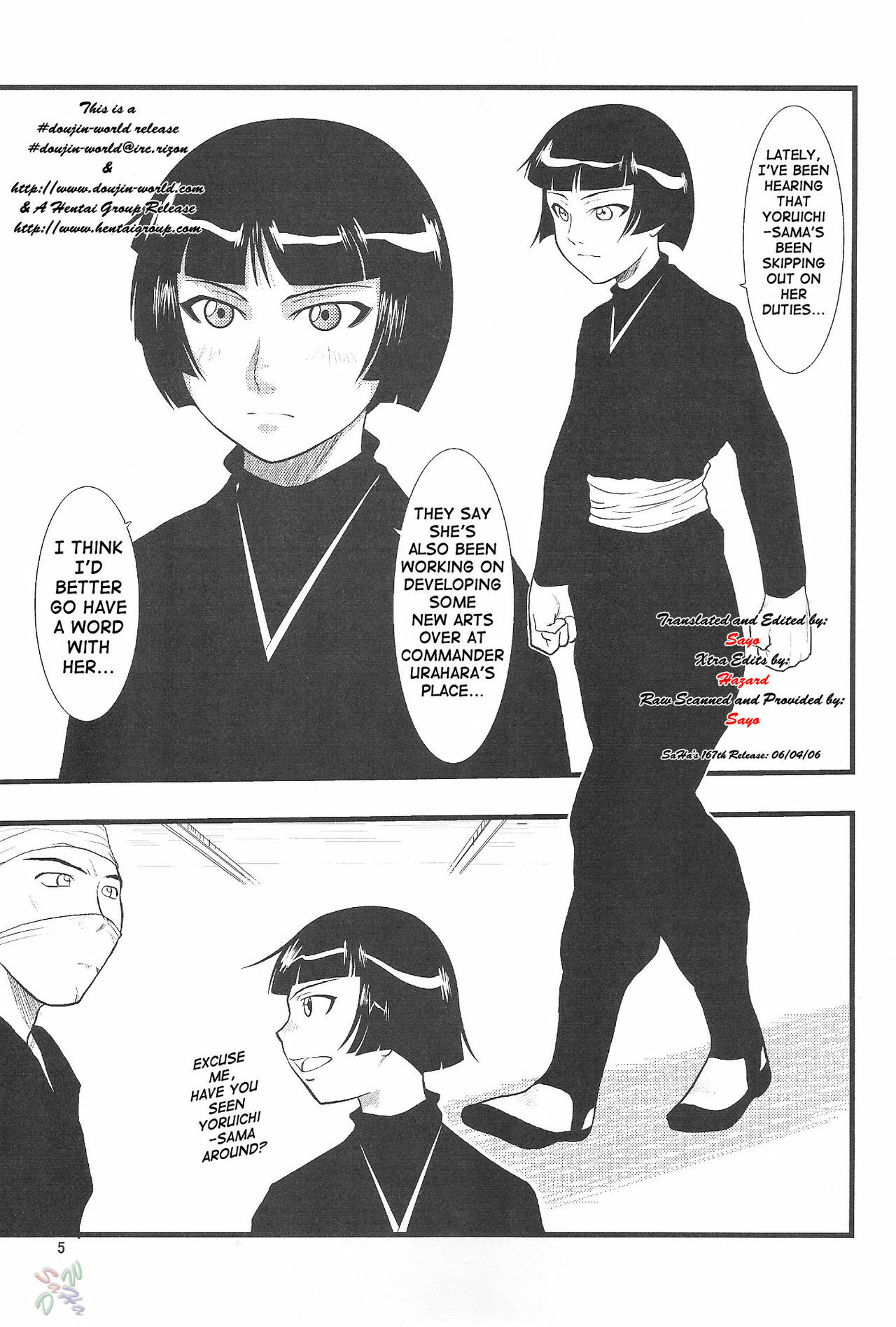 [Great.Dadan (Seijirou Kagechika)] Yoruichi Nyan to Soi Fon no Hon (Bleach) [English] [SaHa] page 4 full