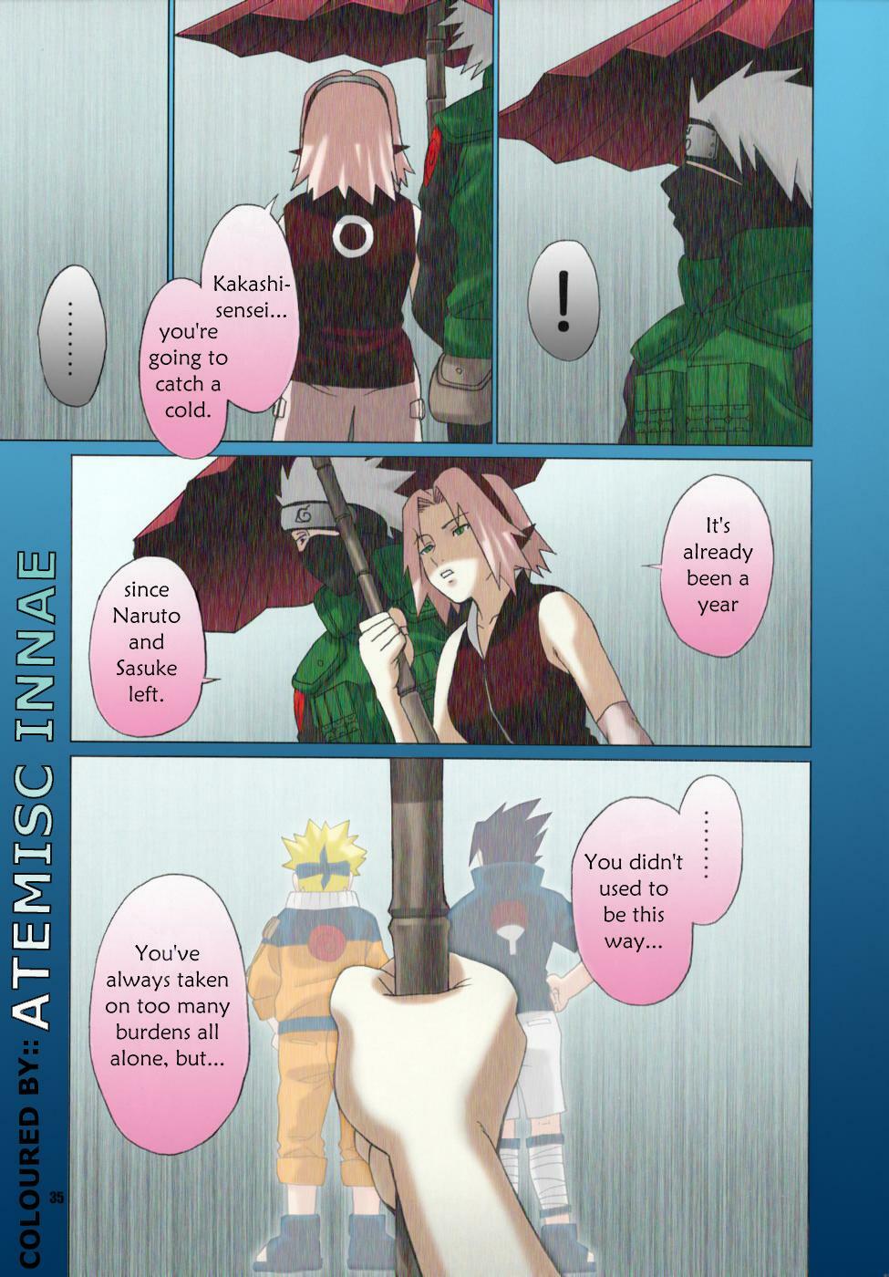 (C69) [CELLULOID-ACME (Chiba Toshirou)] Himitsu - The Secret (Naruto) [English] [persepolis130] [Colorized] [Incomplete] page 21 full