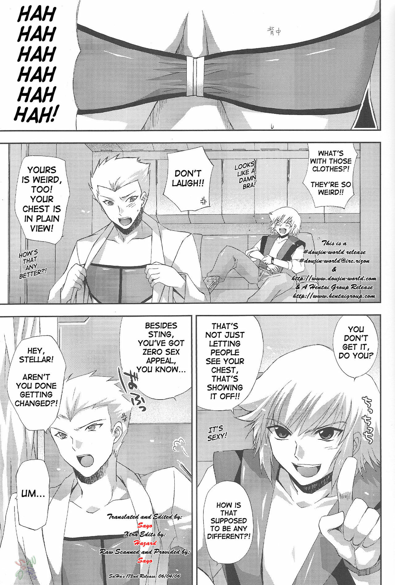 [FANTASY WIND (Shinano Yura)] FUWA+FUWA (Gundam SEED DESTINY) [English] [SaHa] page 4 full