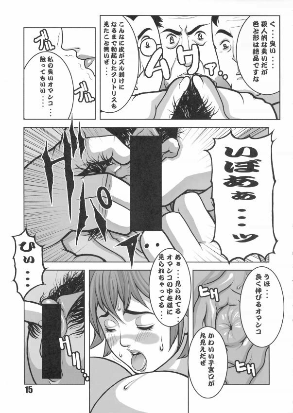 (C68) [DOUBLE-H (Honjou Hideaki)] Nikushuu Musume (Street Fighter) page 14 full