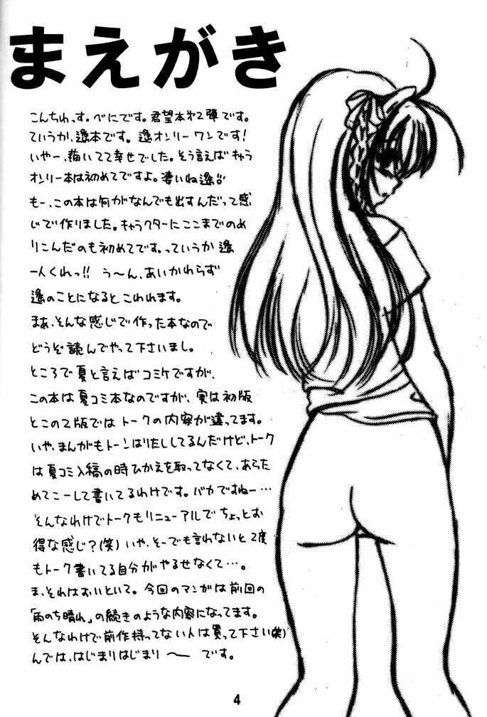 (C62) [Beniya (Kurenai Yuuki)] Haruka Nozo -Kiminozo Book 2002 Summer- (Kimi ga Nozomu Eien) page 3 full