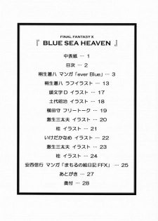 (C60) [Tange Kentou Club (Various)] FFX Blue Sea Heaven (Final Fantasy X) - page 3