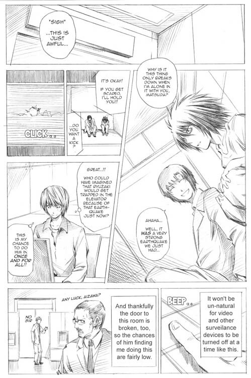 [Omega 2-D] Elevator Action {Death Note} {Yaoi} {English} page 4 full