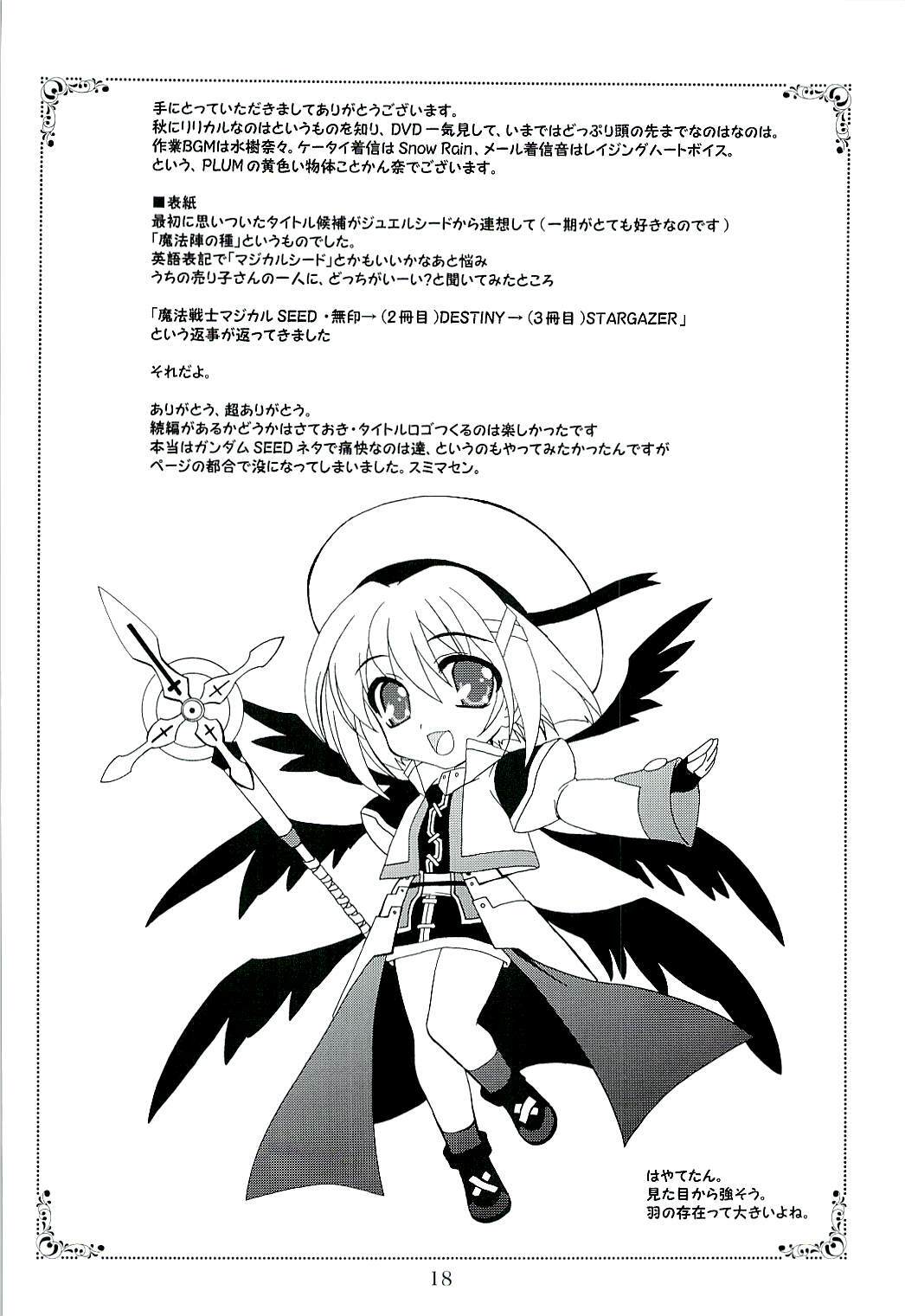 (C71) [PLUM (Kanna)] Magical SEED (Mahou Shoujo Lyrical Nanoha) page 17 full