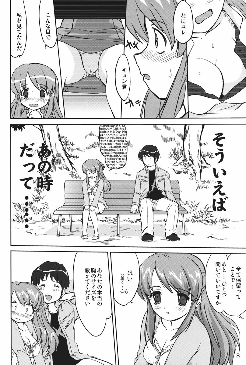 (C73) [Takotsuboya (TK)] Mikku Mikurunrun (The Melancholy of Haruhi Suzumiya) page 7 full