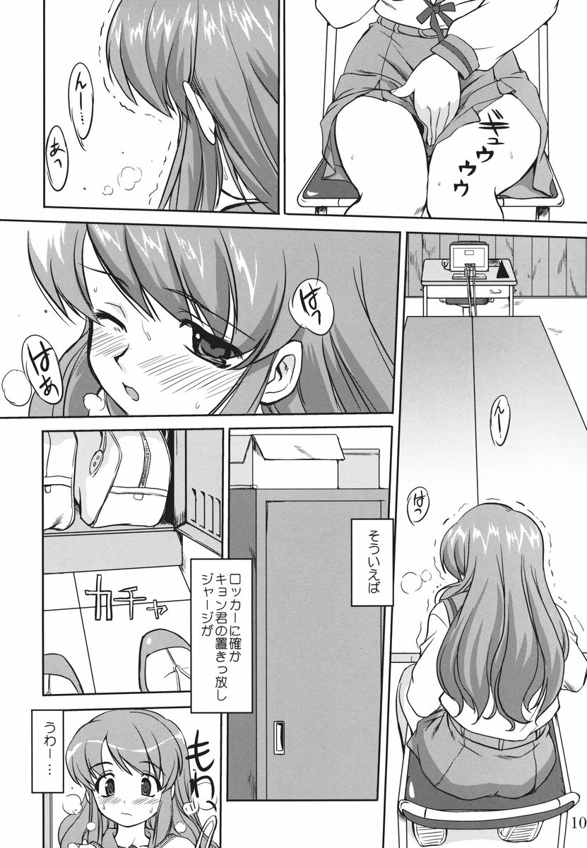 (C73) [Takotsuboya (TK)] Mikku Mikurunrun (The Melancholy of Haruhi Suzumiya) page 9 full