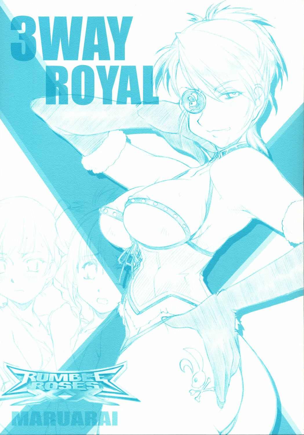 [MARUARAI (Arai Kazuki)] 3WAY ROYAL (RUMBLE ROSES) page 1 full