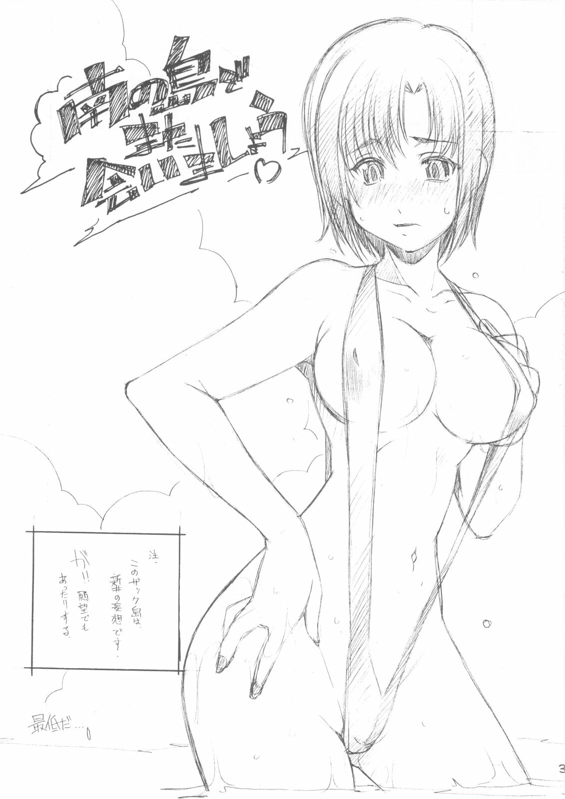 [MARUARAI (Arai Kazuki)] Minami no Shima de Aimashou (Dead or Alive, Super Black Jack) page 2 full