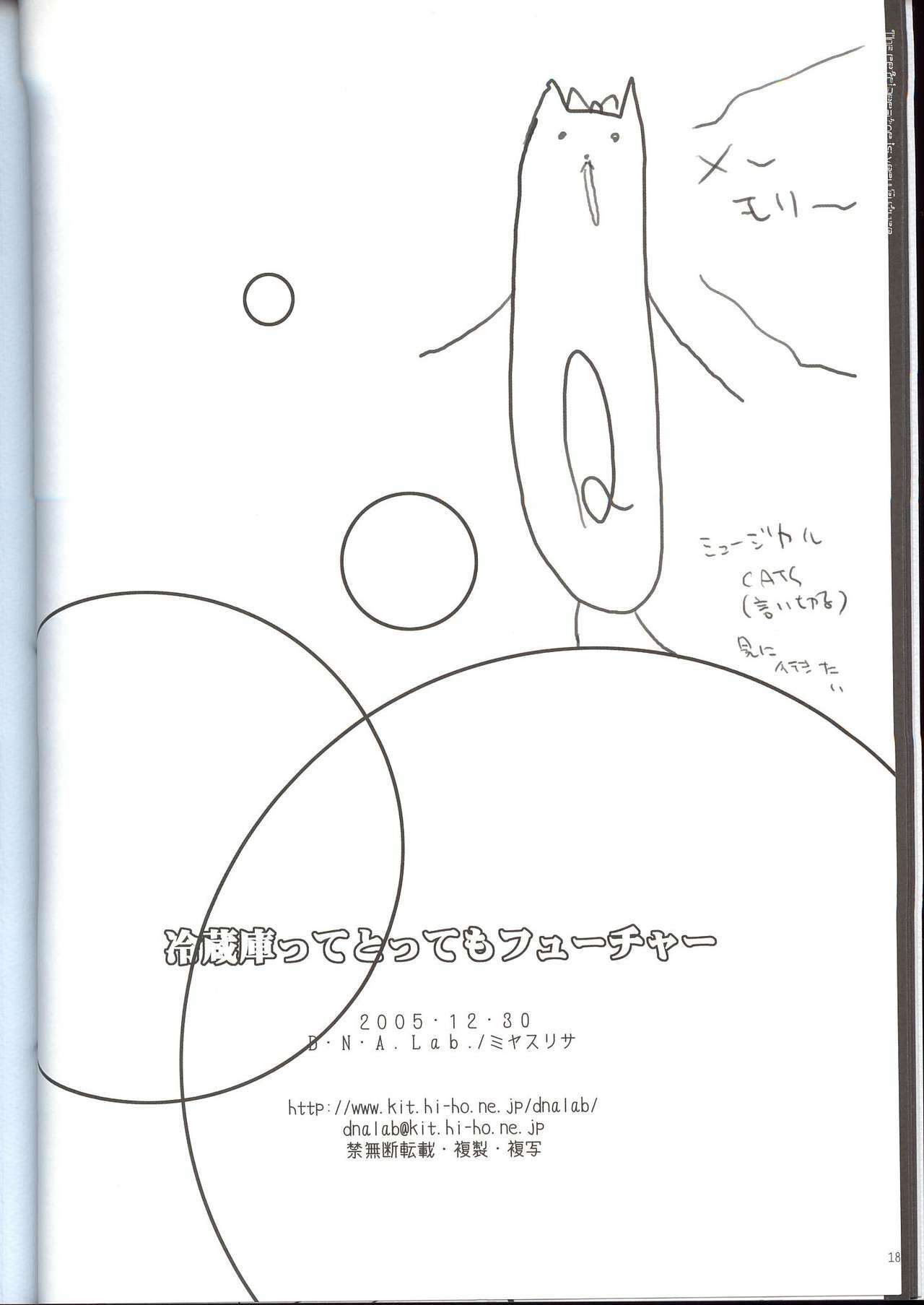 (C69) [D.N.A.Lab. (Miyasu Risa)] Reizoukotte Tottemo Future ‐ The Refrigerator is very Future (ToHeart 2) page 17 full