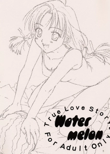 (C56) [ZOKU (Nikaidou Mitsuki)] Water Melon (True Love Story 2) - page 2