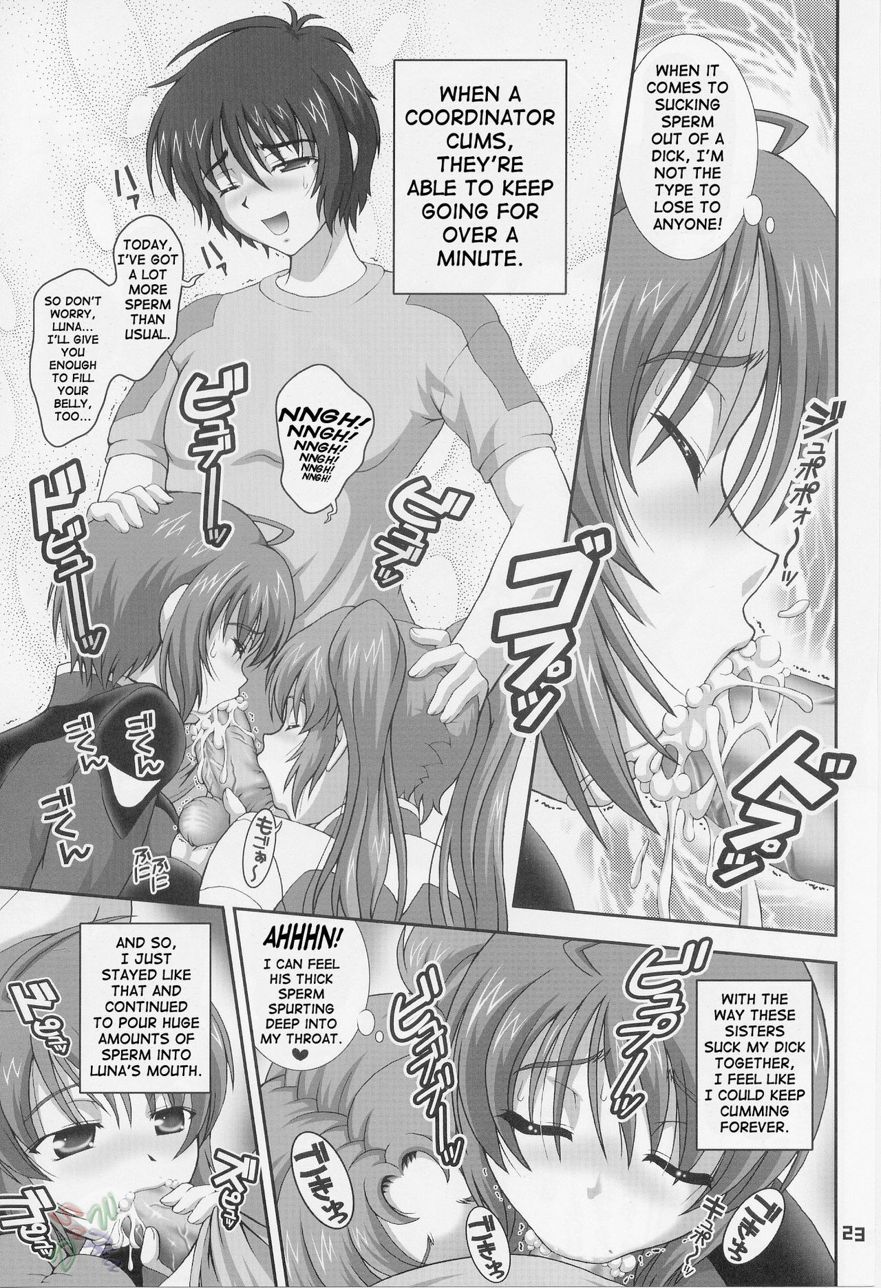 (C69) [Kuroyuki (Kakyouin Chiroru)] Gohoushi Club 5 (Kidou Senshi Gundam SEED DESTINY) [English] page 22 full