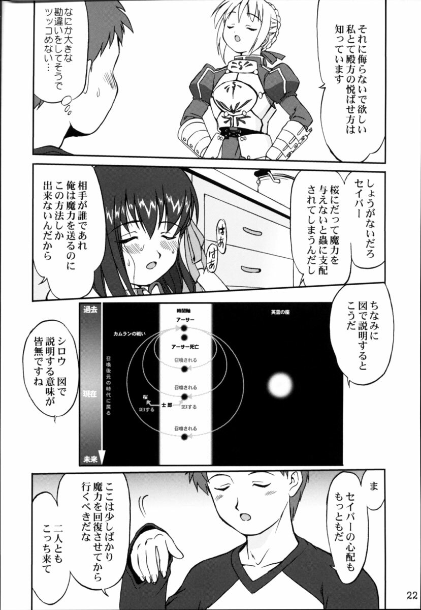 (C66) [Takotsuboya (TK)] King Arthur (Fate/stay night) page 21 full