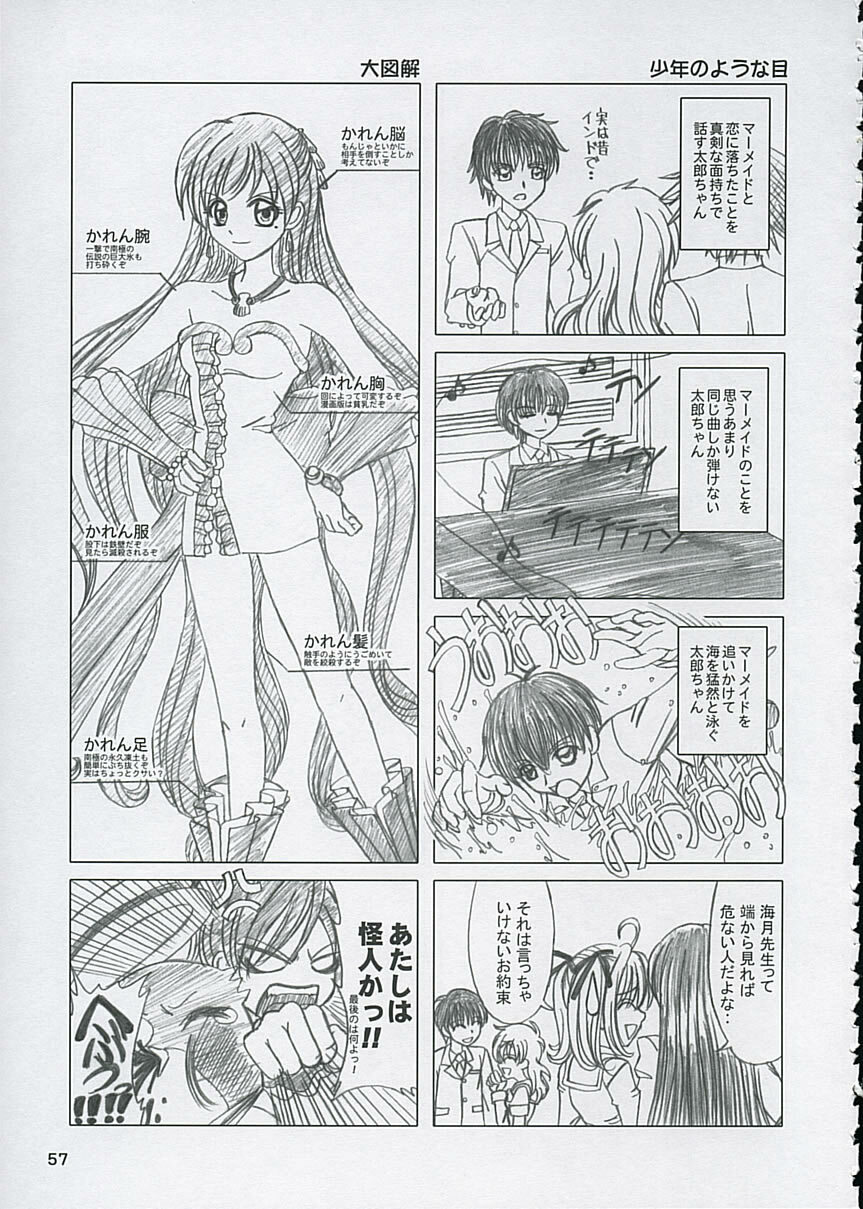 (C67) [Lover's (Inanaki Shiki)] Final Saturday Morning Fever!! (Mermaid Melody Pichi Pichi Pitch) page 56 full