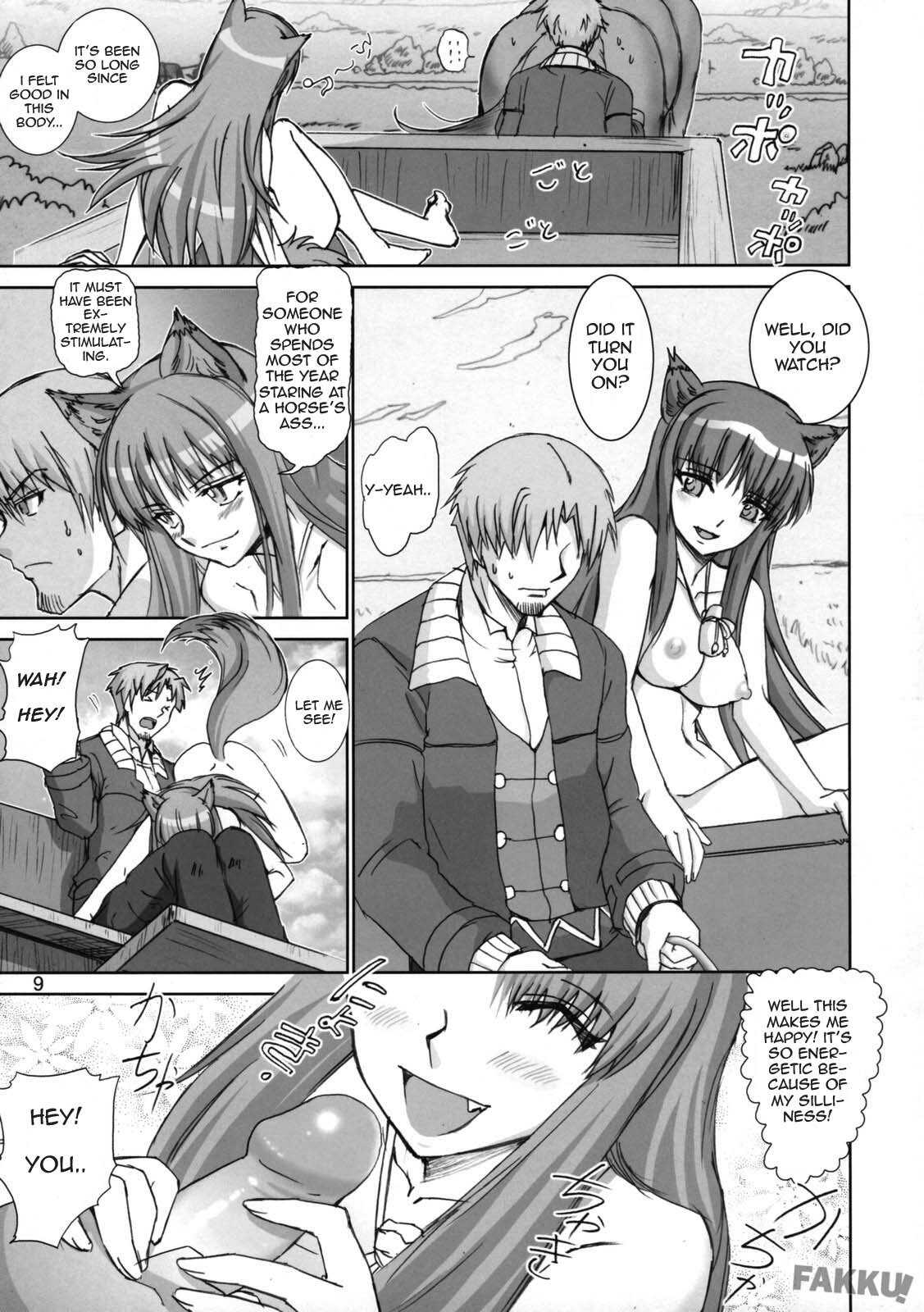 (SC38) [Raijinkai (Haruki Genia)] Wolf Road (Spice and Wolf) [English] [Fakku!] page 8 full