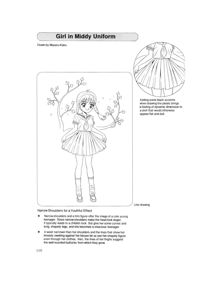 Hikaru Hayashi - Techniques For Drawing Female Manga Characters page 109 full